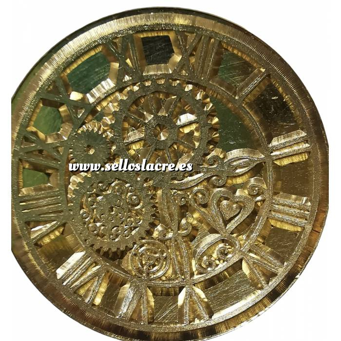 Imagen Diseños inmediatos Sello lacre mango largo - ALICIA EN EL PAIS DE LAS MARAVILLAS-Reloj 1 